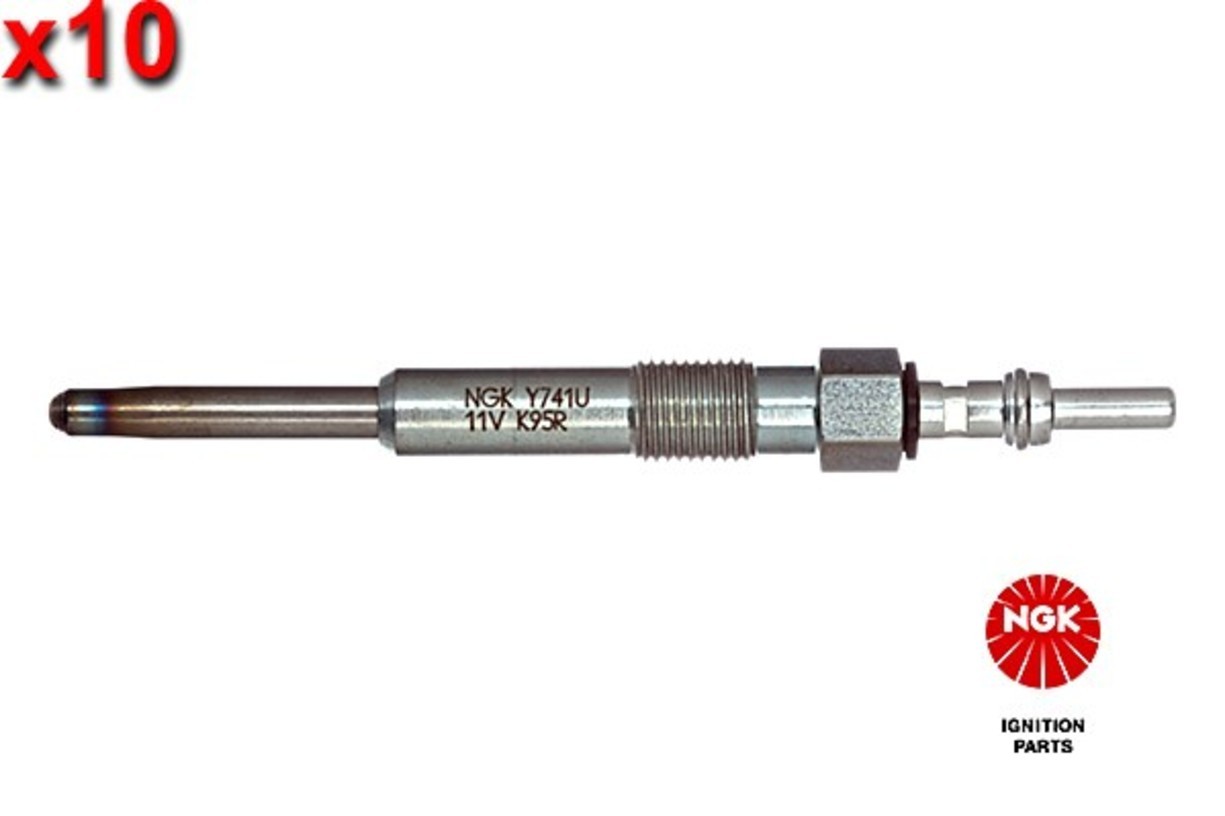 NGK 10x Glow Plug For AUDI CHRYSLER FORD JEEP OPEL SEAT SKODA 88-10 N10579201