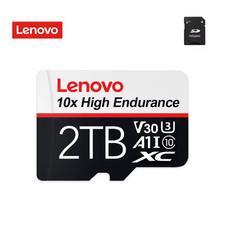 Lenovo 2 TB with Adapter V30 High Endurance U3 Micro TF SD XC SD Memory Card A1