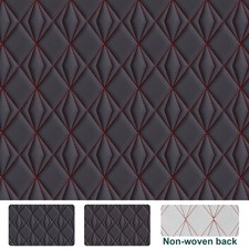 Quilted Nappa Faux Leather 63 Wide With Foam Car Headliner Upholstery By Yard