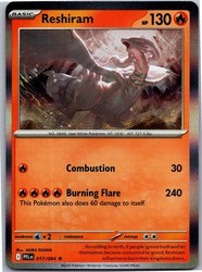 Reshiram 017/094 Phantasmal Flames Holo Rare