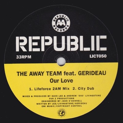 The Away Team (3) - Our Love, 12'', (Vinyl)