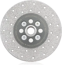 SHDIATOOL 4-1/2 Inch Diamond Cutting Grinding Disc Fits inch, Grey 