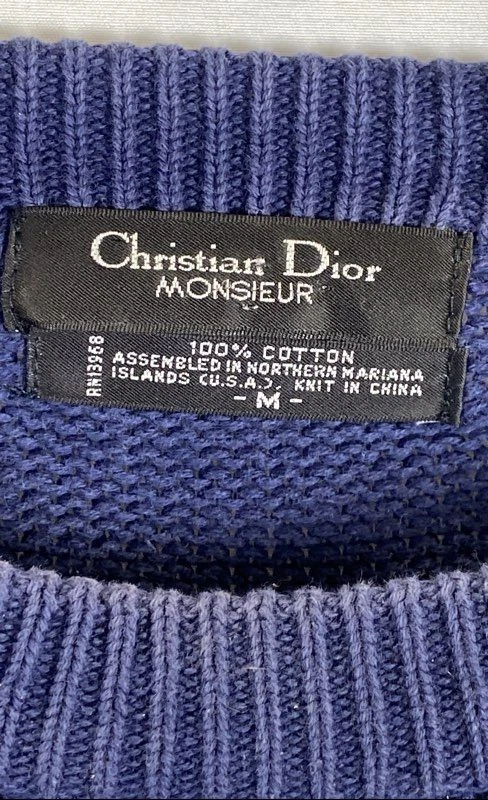Suéter azul Christian Dior - talla mediana Foto 3 de 3