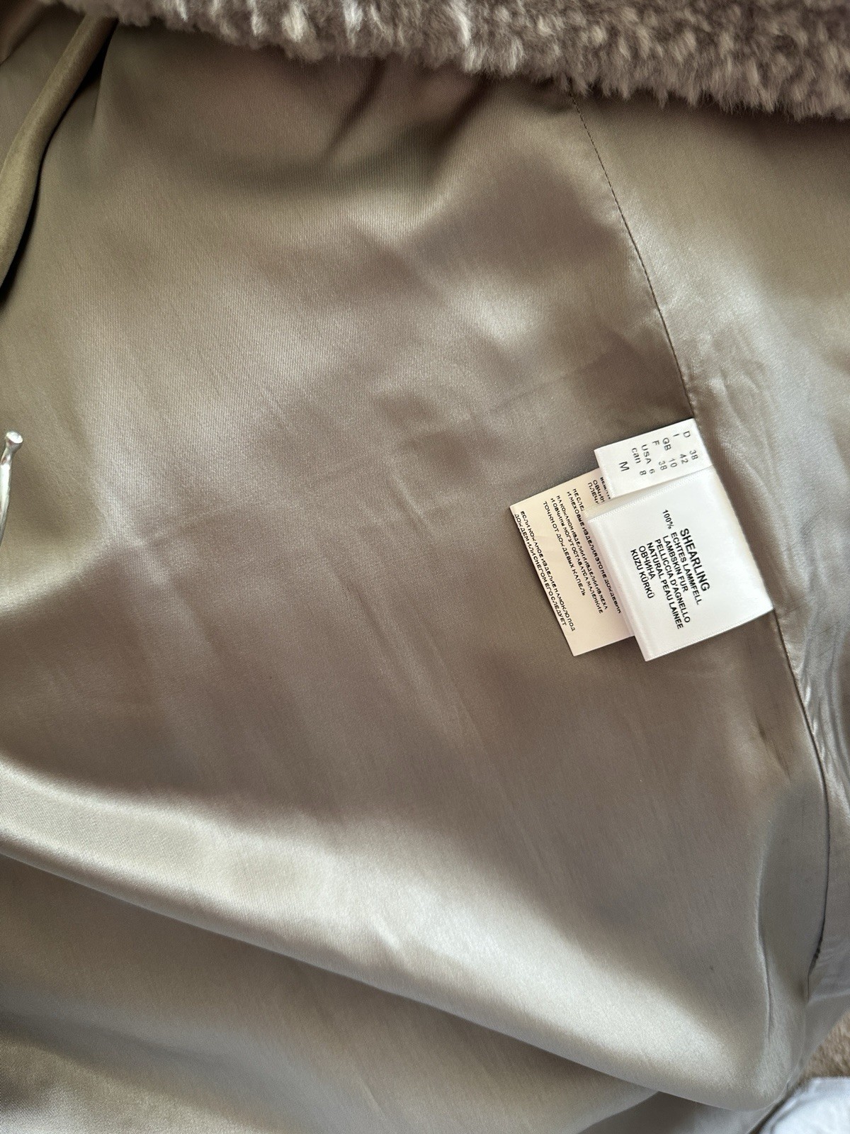 Long Shearling Coat - image 7