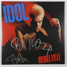 Billy Idol JSA Signed Autograph Album Record Vinyl Rebel Yell Steve Stevens