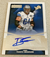 2015 Panini Donruss Signature Series Auto #14 Travis Swanson Lions