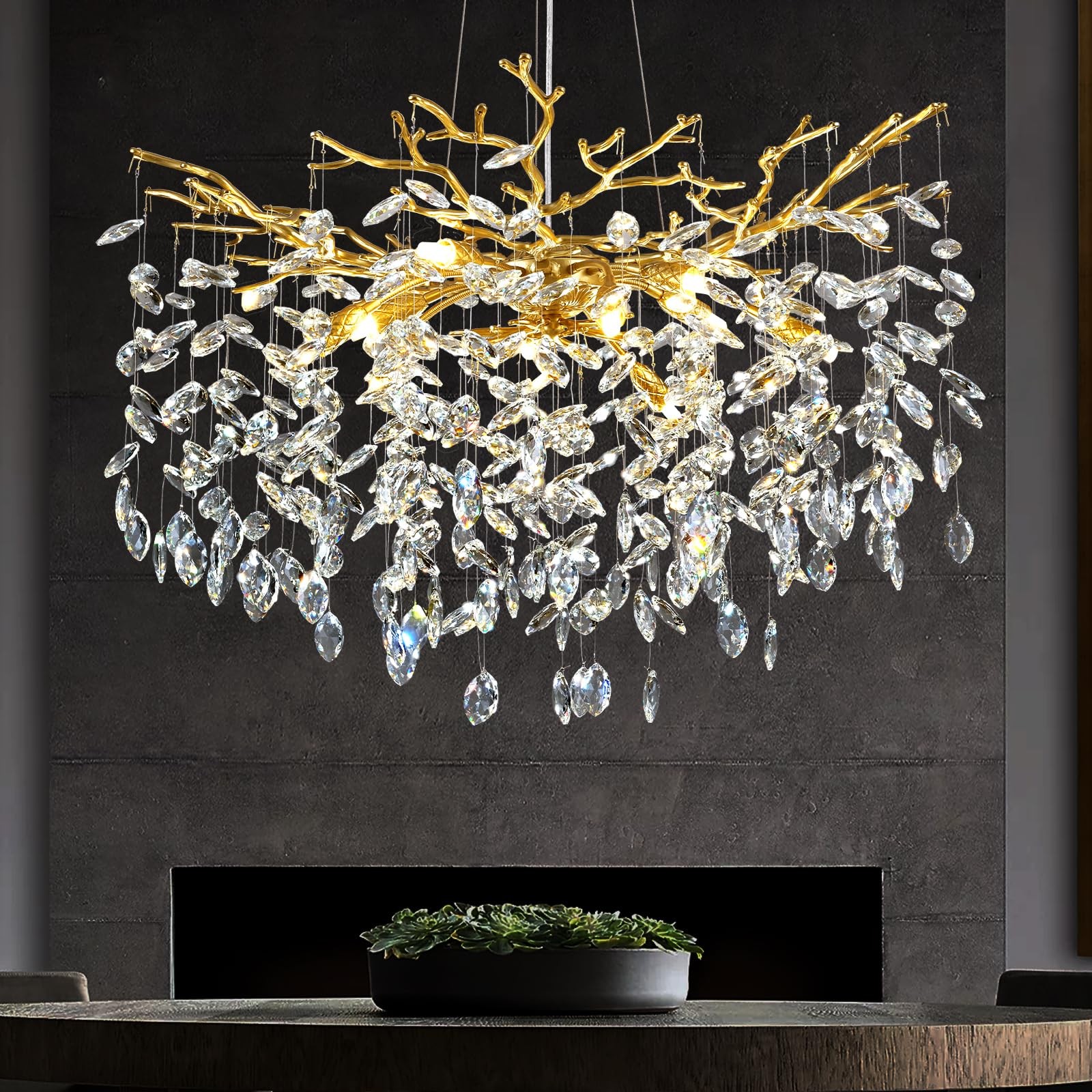 Modern Crystal Chandelier, 30