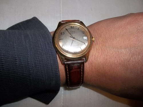 vintage timex marlin automatic men watch
