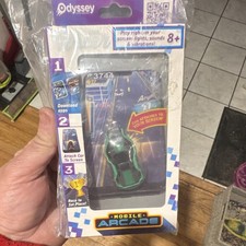 Odyssey Mobile Arcade Virtual Racer Green Car Toy, Attaches to Screen, Ages 8 