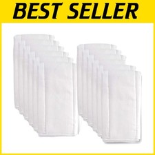 High-Absorbency 6-Ply Cloth Diapers: Multi-Pack Cotton Burp Cloths for Infants