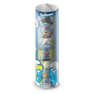 Figura - Puffi (i): Plastoy - Tubo 3 Figure