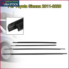Car Window Weatherstrip Seal Belt Moulding For Toyota Sienna 2011-2020 2012 Car Window Weatherstrip Seal Belt Moulding For Toyota Sienna 2011-2020 2012