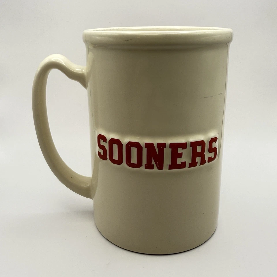 Taza Oklahoma Sooners 16 oz - OU Fútbol Béisbol Baloncesto Foto 2 de 3