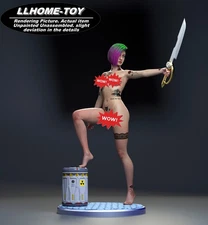 Judy Alvarez NSFW 1/24 3D Print Model Kit Unpainted GK mini statue Figure