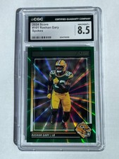 Rashan Gary 2024 Panini Score [Spokes] /180 Green Bay Packers #101 CGC 8.5