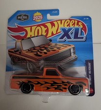 Hot Wheels XL '83 Chevy Silverado in orange, 3/24, Nice  XHTF  