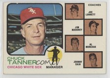 1973 Topps Chuck Tanner Joe Lonnett Jim Mahoney Al Monchak Johnny Sain #356 0d2