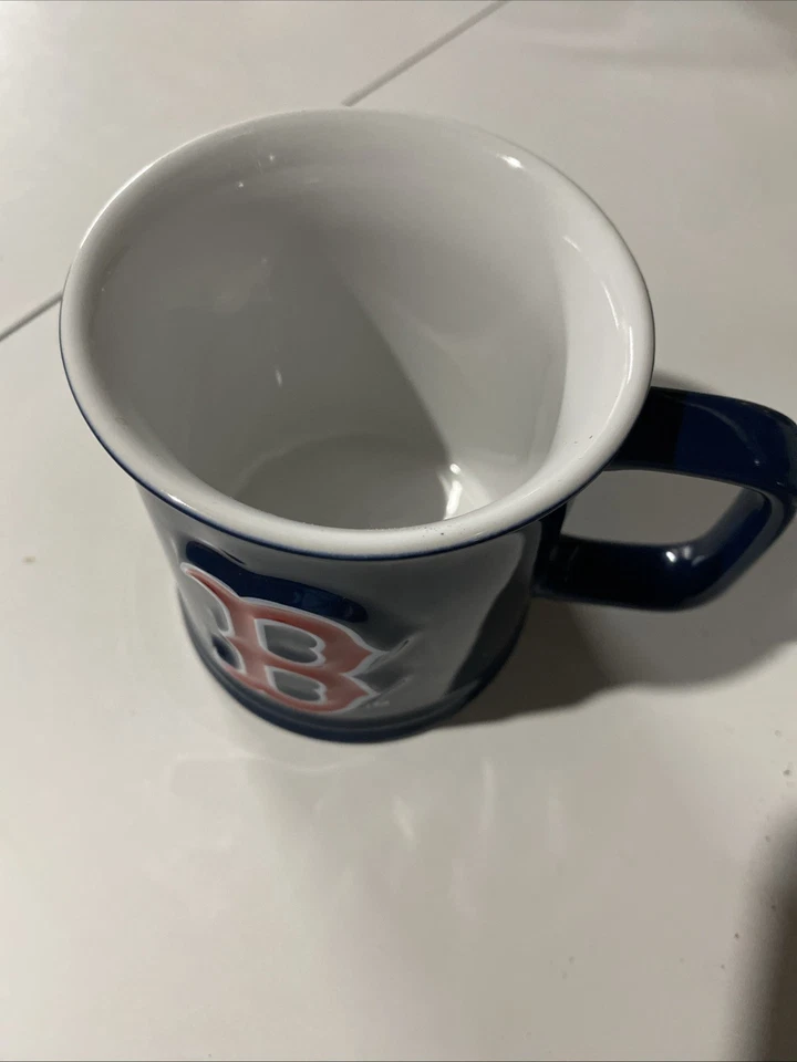 MLB Coffee Cup BOSTON RED SOX Mug Baseball Hot Chocolate Ceramic USED - Image 4 of 4