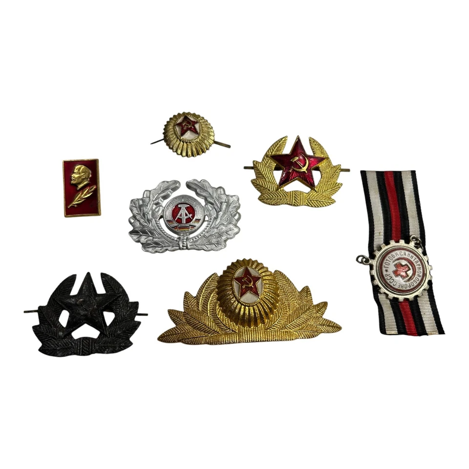 Colección De Colección 7 Piezas de Prendedores e Insignias Militares Soviéticas Rusas Foto 2 de 4