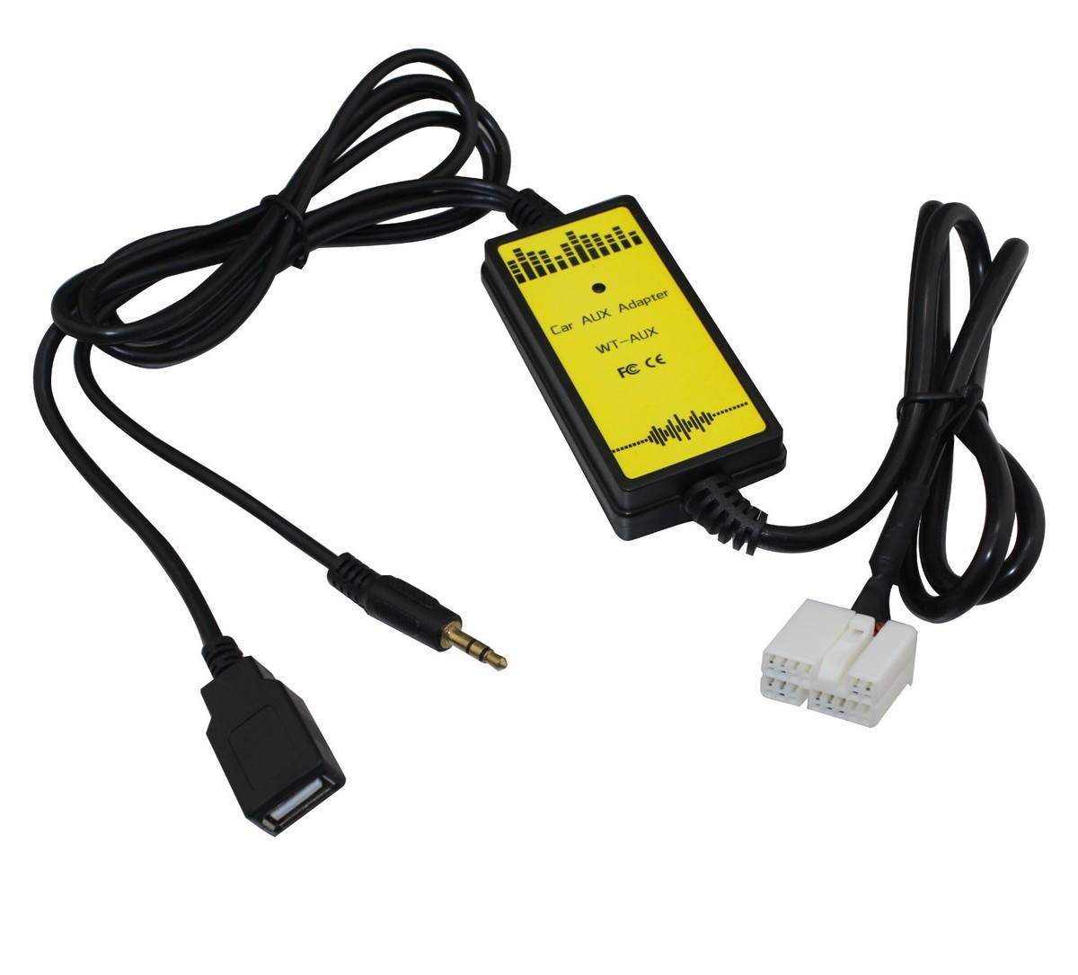 USB Aux Interface Adapter Cable For Honda Fit 2002-2011 Accord