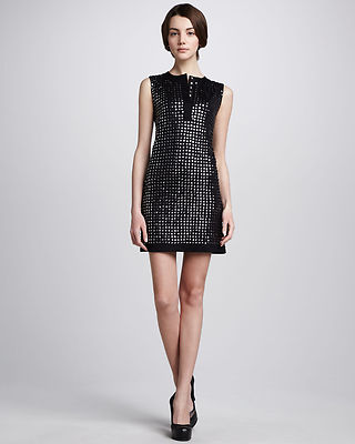 diane von furstenberg black sequin dress Diane Von Furstenberg Coral Sequin-embellished Velvet Midi Dress Black  Diane von Furstenberg