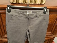 Women Slacks Pants Gray Merona Size 4 Dress Pants