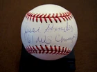 JESSE GONDER 1961 WS CHAMPS NEW YORK YANKEES SIGNED AUTO OML BASEBALL JSA