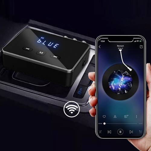 BT 5.4 Transmitter Receiver with RCA 3.5mm AUX & Display Wireless Audio Adapter - Afbeelding 3 van 11