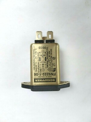 Schaffner fn9222-1-06 Mains Filter 250v AC 3a IEC INLET-Filter