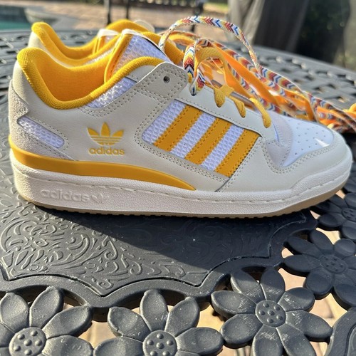Adidas Originals Forum Low Summer Camp - Scarpe da donna giallo crema taglia 9M - Foto 3 di 9