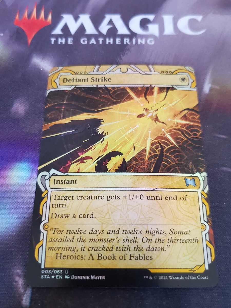 Mtg. 2x Defiant Strike. Full Foil. Strixhaven. Lp | eBay