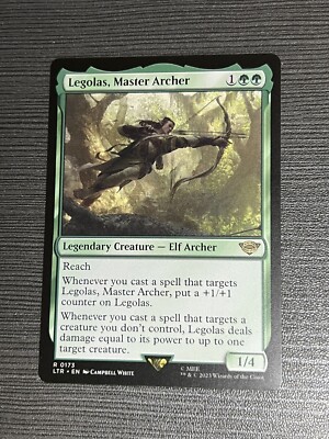 LEGOLAS, MASTER ARCHER mtg NM-M Lord of The Rings Rare #0173 | eBay