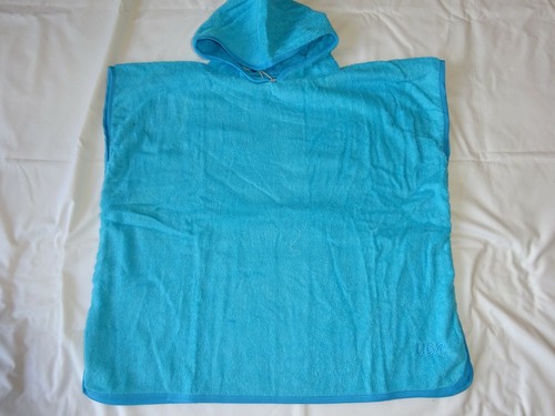 100% Cotton Towelling Poncho Beach /Robe/Changing Adult & Youngsters, New Cols - Picture 14 of 20