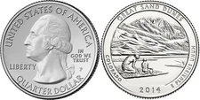 2014-P&D Great Sand Dunes  National Park  Quarters