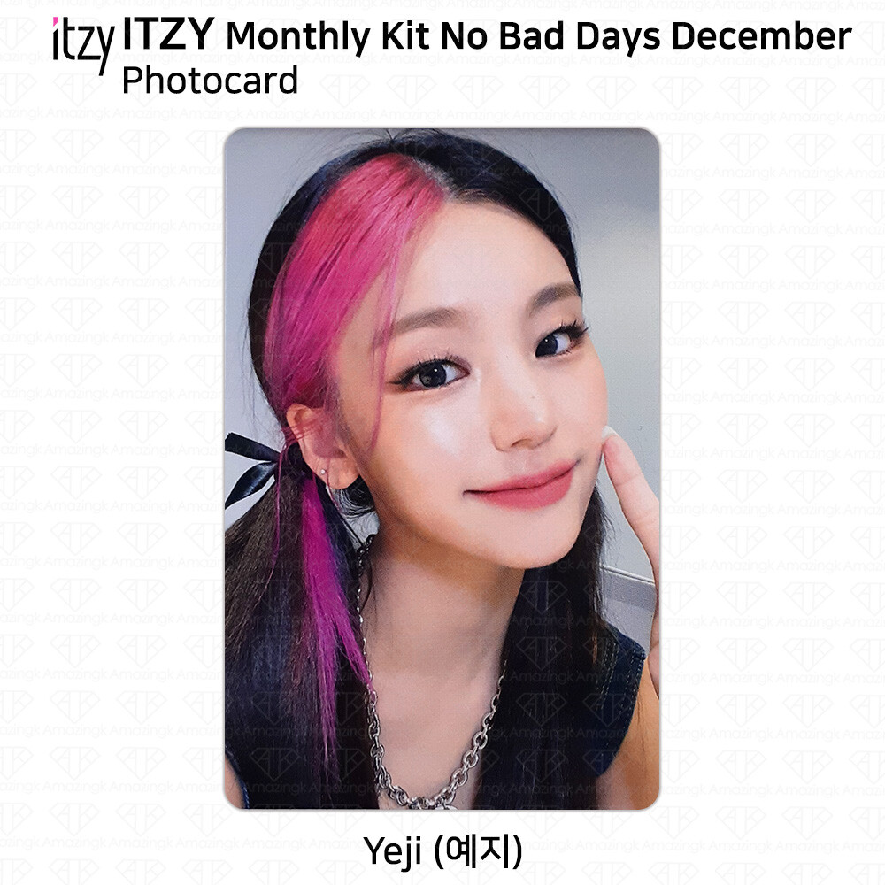 ITZY No Bad Days Monthly Kit December Official Photocard