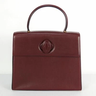 Sac à main CARTIER Mustline en cuir bordeaux pour femme #054 - Photo 1/4