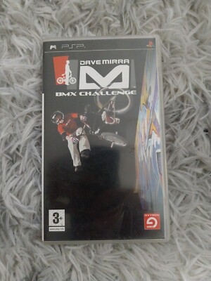Dave Mirra BMX Sony PlayStation tragbares Videospiel komplett mit manueller PSP sehr guter Zustand