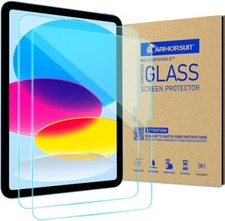 ArmorSuit Tempered Glass Screen Protector for iPad 10.9 Inch 2022 2-Pack