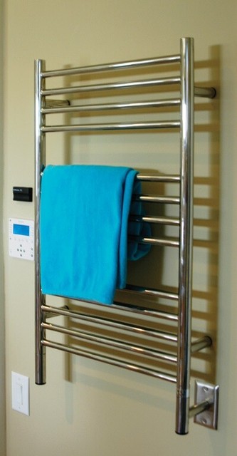 hardwired towel warmer with timer