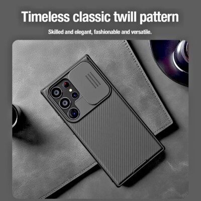 Für Samsung S24 S23 S22 S21 S20 Ultra Slide Kamera Linse Schutz Cover Case