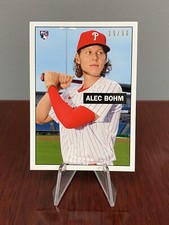 2021 Bowman Transcendent VIP Party Alec Bohm 1951 Redux Phillies /50 ABV-1951 RC