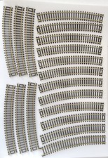 24 pcs ATLAS HO Scale 18  R Curved Sectional Snap Track