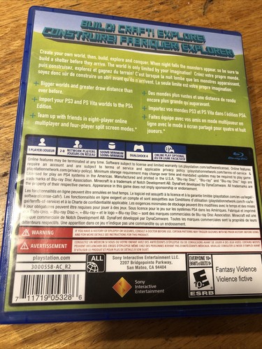 Minecraft (PlayStation 4, 2014) solo estuche - Imagen 2 de 4