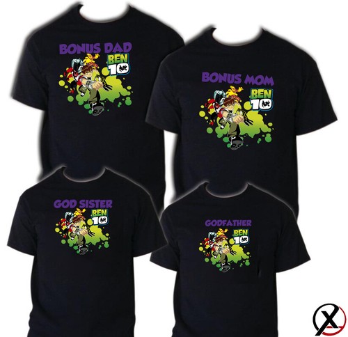 Ben 10 Family T-shirt Birthday Matching Party Celebration Reunion Tee Mom Dad 2 - Picture 5 of 11