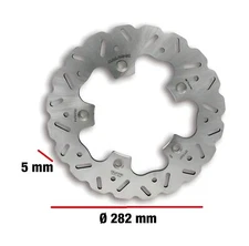 Malossi Whoop Disc Brake Disc Ø 282mm, Thickness 5mm, 1296X