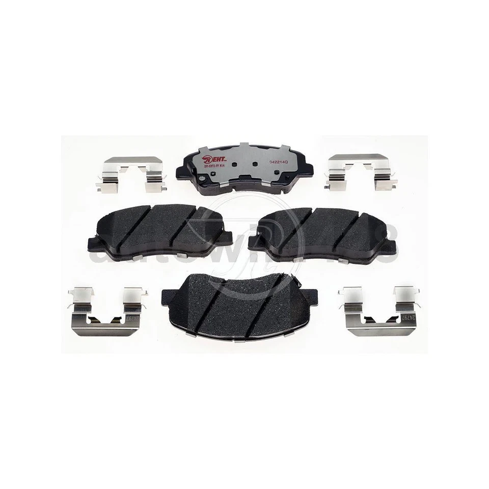 Front Rear Brake Pads Set of 2X Sets For Kia Rio 2012 2013 2014 2015 2016 2017 - Imagem 4 de 4