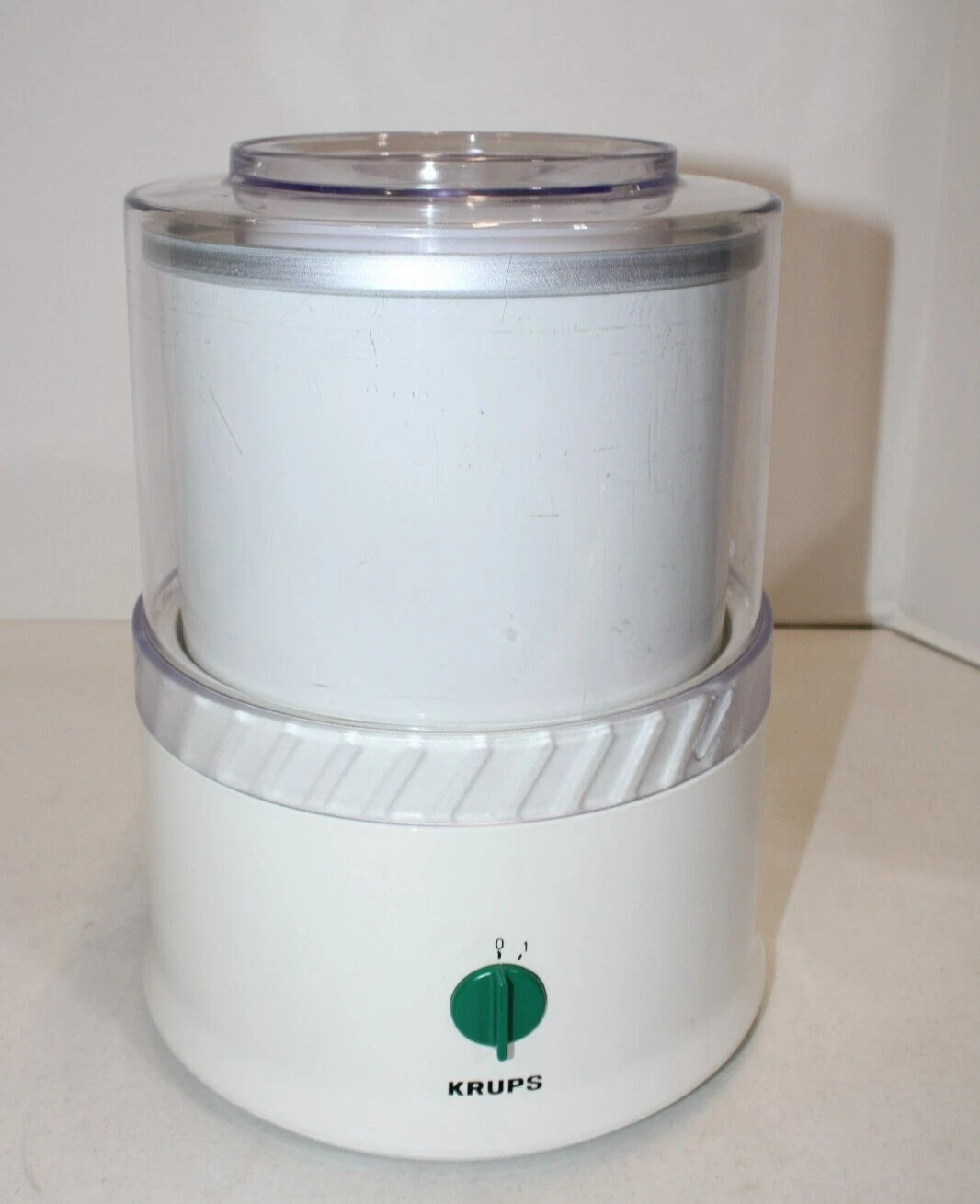 Krups Ice Cream Maker 337 La Glaciere 1 Quart Tested and Works