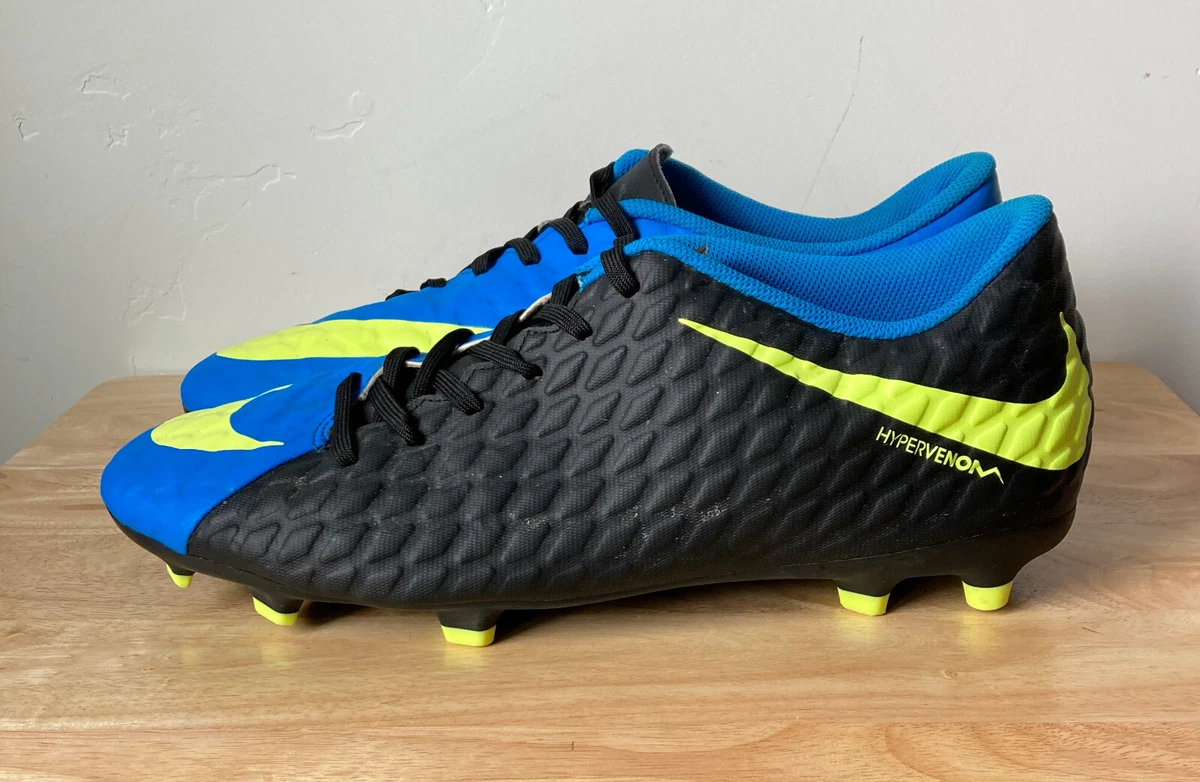 Waakzaam tussen twijfel Men&#039;s 12 Nike Hypervenom Phade III FG Black/Volt Soccer Cleat  852547-004 VCG | eBay