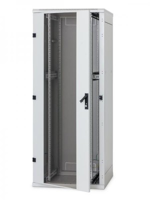 8595105066119 Triton 19'' Delta S rack 15U/600x600, glass grey Freistehendes