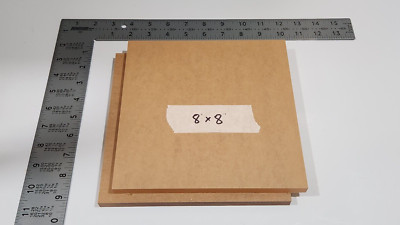 (2) ACRYLIC CELL CAST SHEET CLEAR  0.50'' X 8.00'' X 8.00'' LOT OF 2